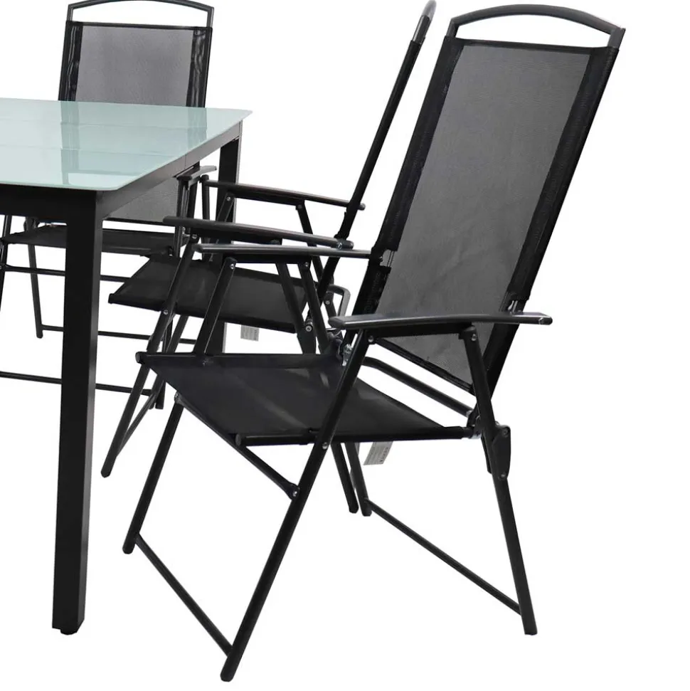 Outdoor Essgruppe in modernem Design - Fridamo (siebenteilig)