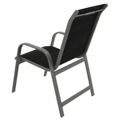 Outdoor Stapelstühle mit hoher Lehne - Niridena (2er Set)