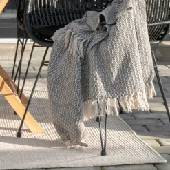 Outdoor Teppich in Creme - 140x200 cm - Seyonda