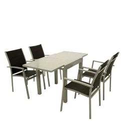 Outdoor Tisch mit Armlehnenstühlen - Ashford (fünfteilig)