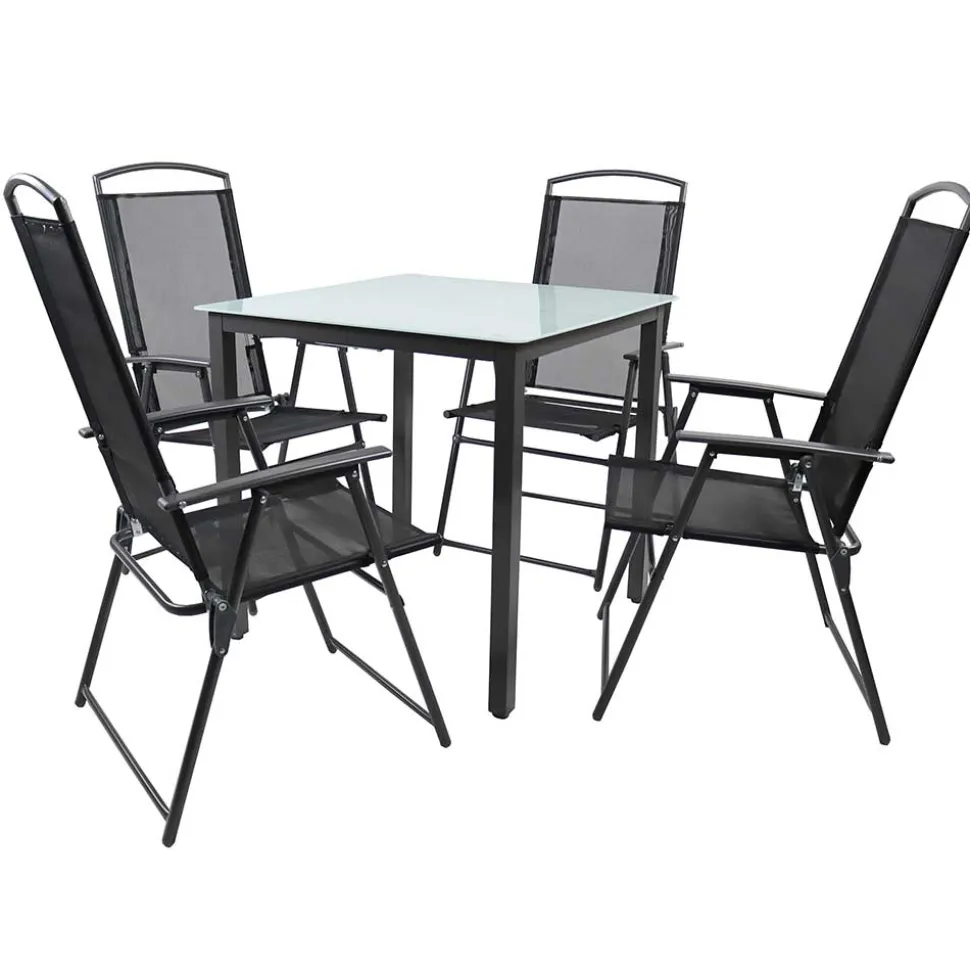 Outdoor Tisch und Stühle Set - Conceppa (fünfteilig)