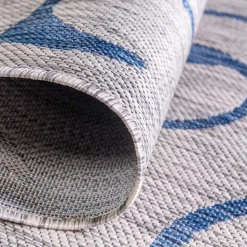 Outdoor Webteppich aus PP mit Ornamentmotiv - Elsaro