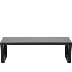 Outdoorbank ohne Lehne mit zwei Sitzplätzen - Contrasta