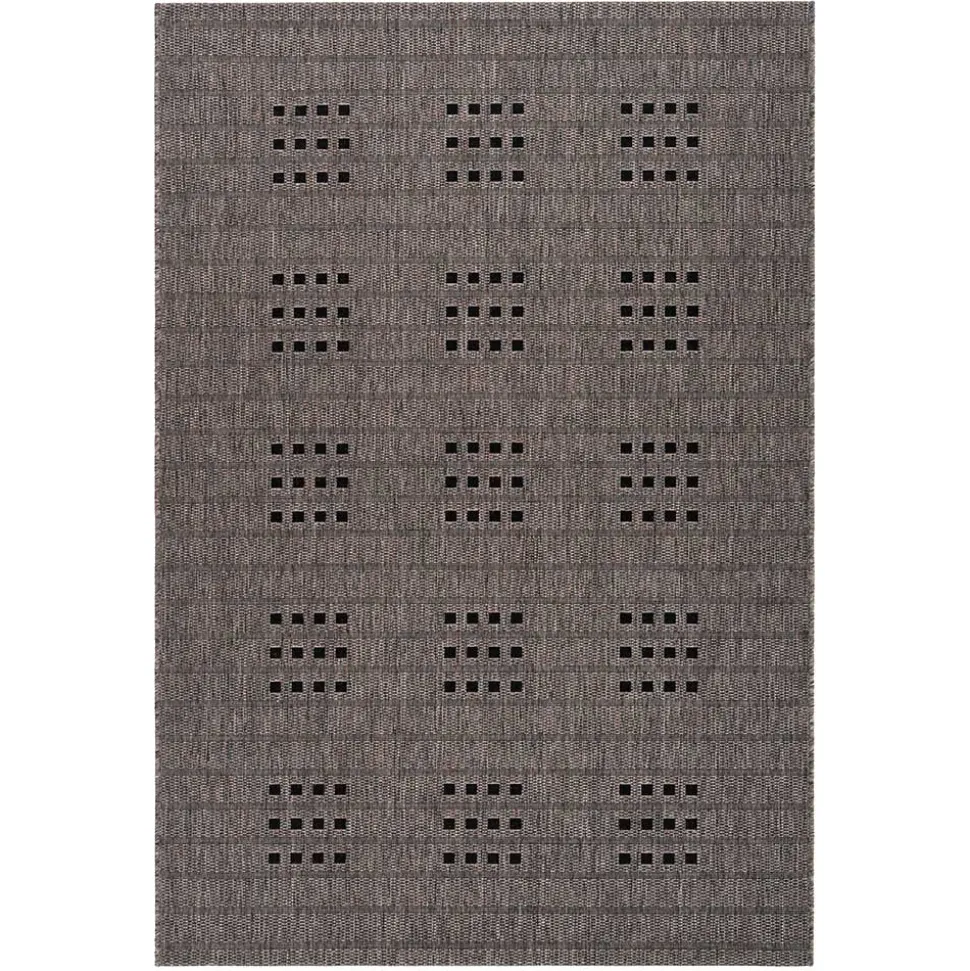 Outdoorteppich in Taupe und Schwarz - Cornea