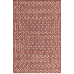 Outdoorteppich mit geometrischem Rauten Muster - Mirror