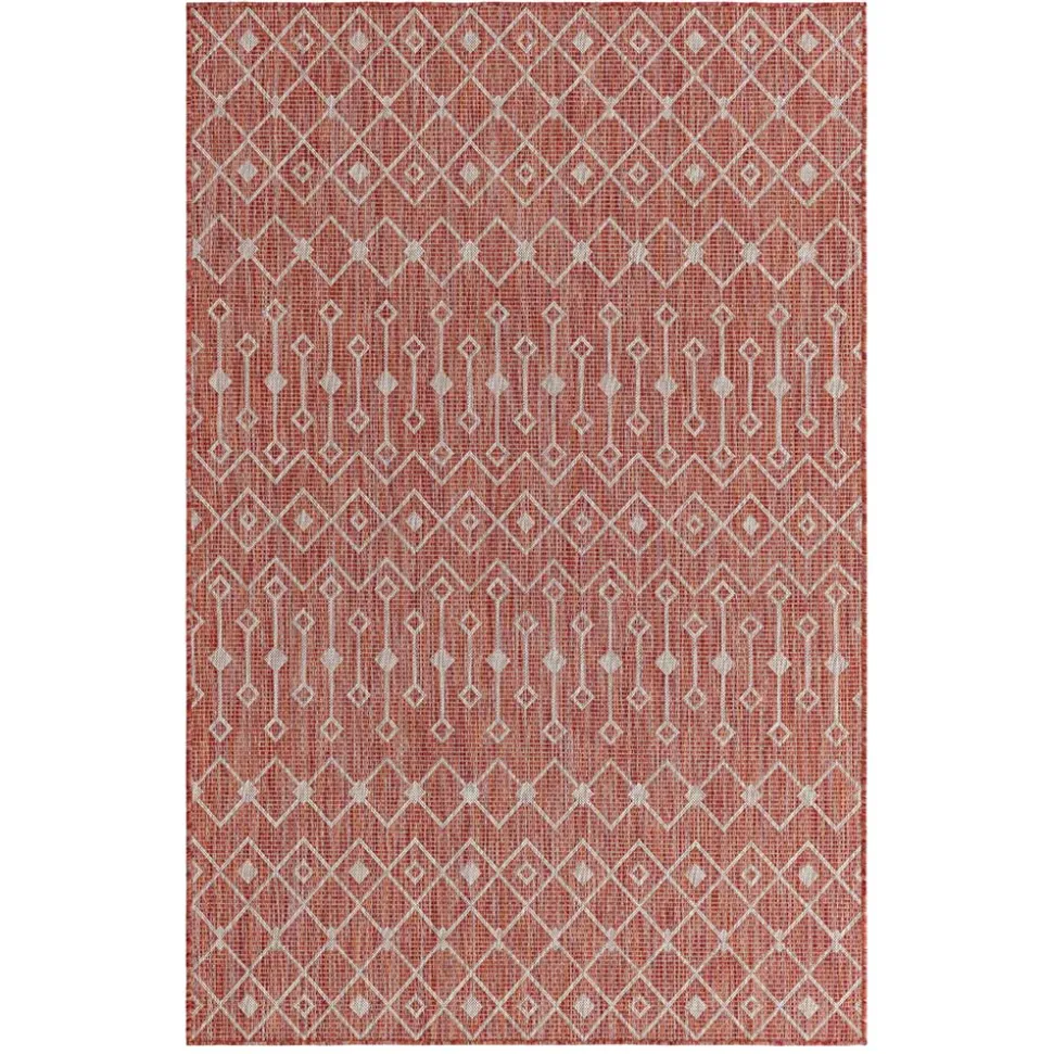 Outdoorteppich mit geometrischem Rauten Muster - Mirror