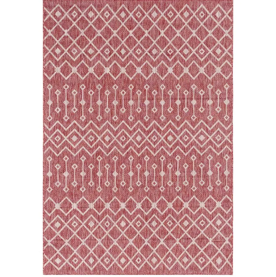 Outdoorteppich mit geometrischem Rauten Muster - Mirror