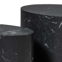 Ovale Beistelltische als Paar - Geneke (zweiteilig)