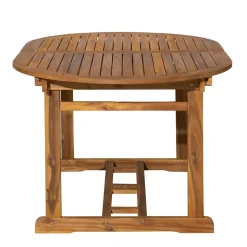 Ovale Gartentisch Gruppe für vier Personen - Nevuz (fünfteilig)