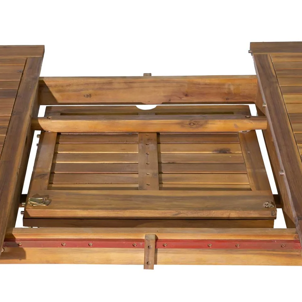 Ovale Gartentisch Gruppe für vier Personen - Nevuz (fünfteilig)