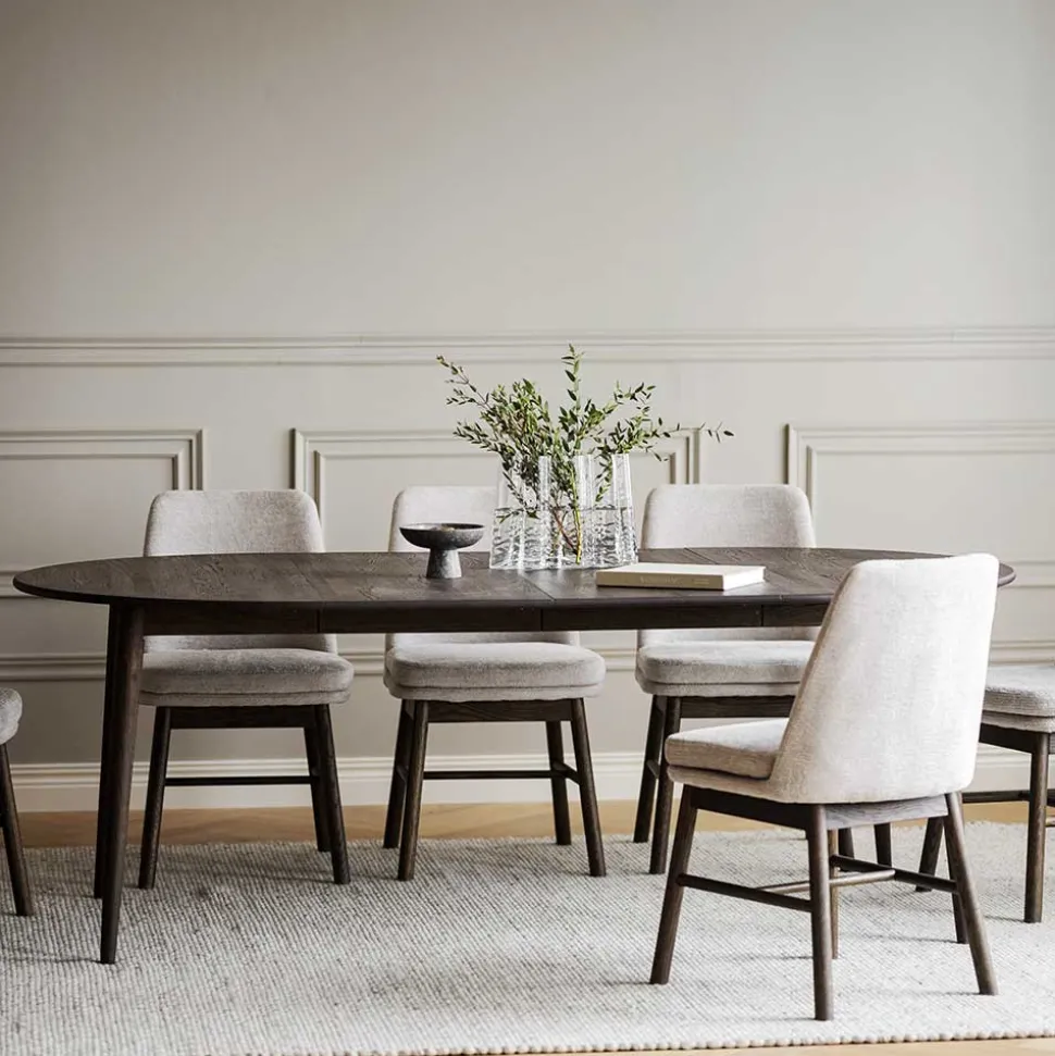 Ovaler Ausziehtisch in Eiche Dunkel - Relencia