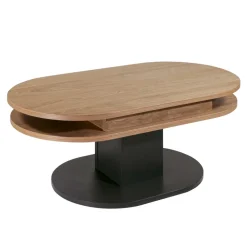 Ovaler Couchtisch höhenverstellbar - Padmas