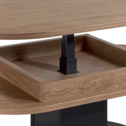 Ovaler Couchtisch höhenverstellbar - Padmas