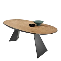 Ovaler Designtisch mit Schweizer Kante - Sinvoje