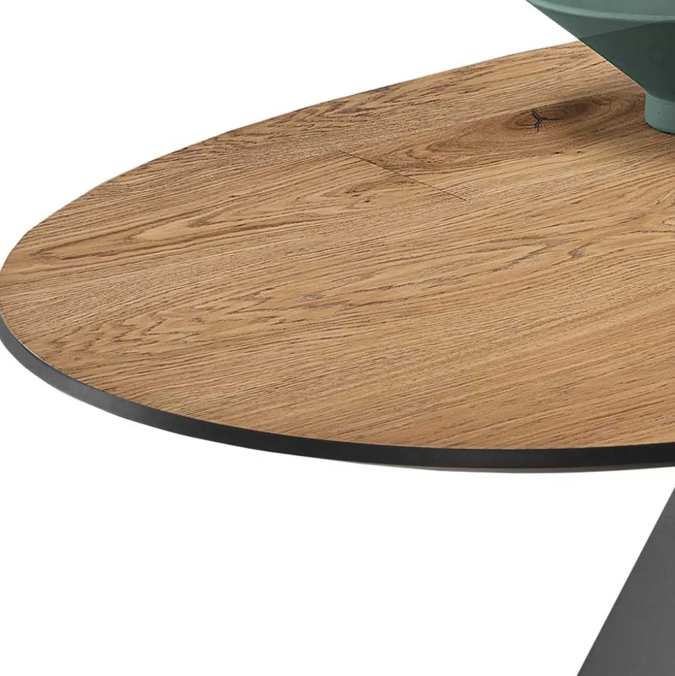 Ovaler Designtisch mit Schweizer Kante - Sinvoje