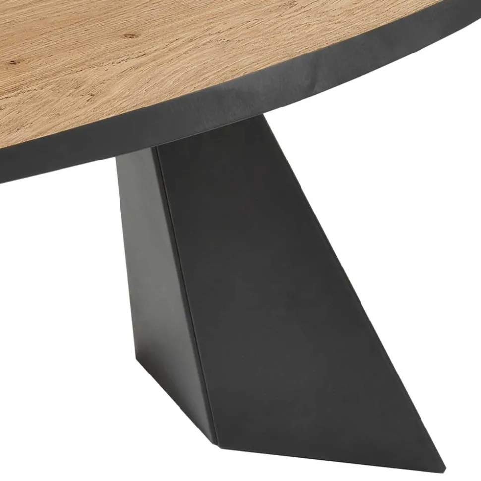 Ovaler Designtisch mit Schweizer Kante - Sinvoje