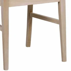 Ovaler Esstisch Eiche White Wash & 4 Stühle Pessoa mit Webstoff Grau (fünfteilig)