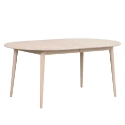 Ovaler Esstisch verlängerbar im Skandi Design - Fleppos