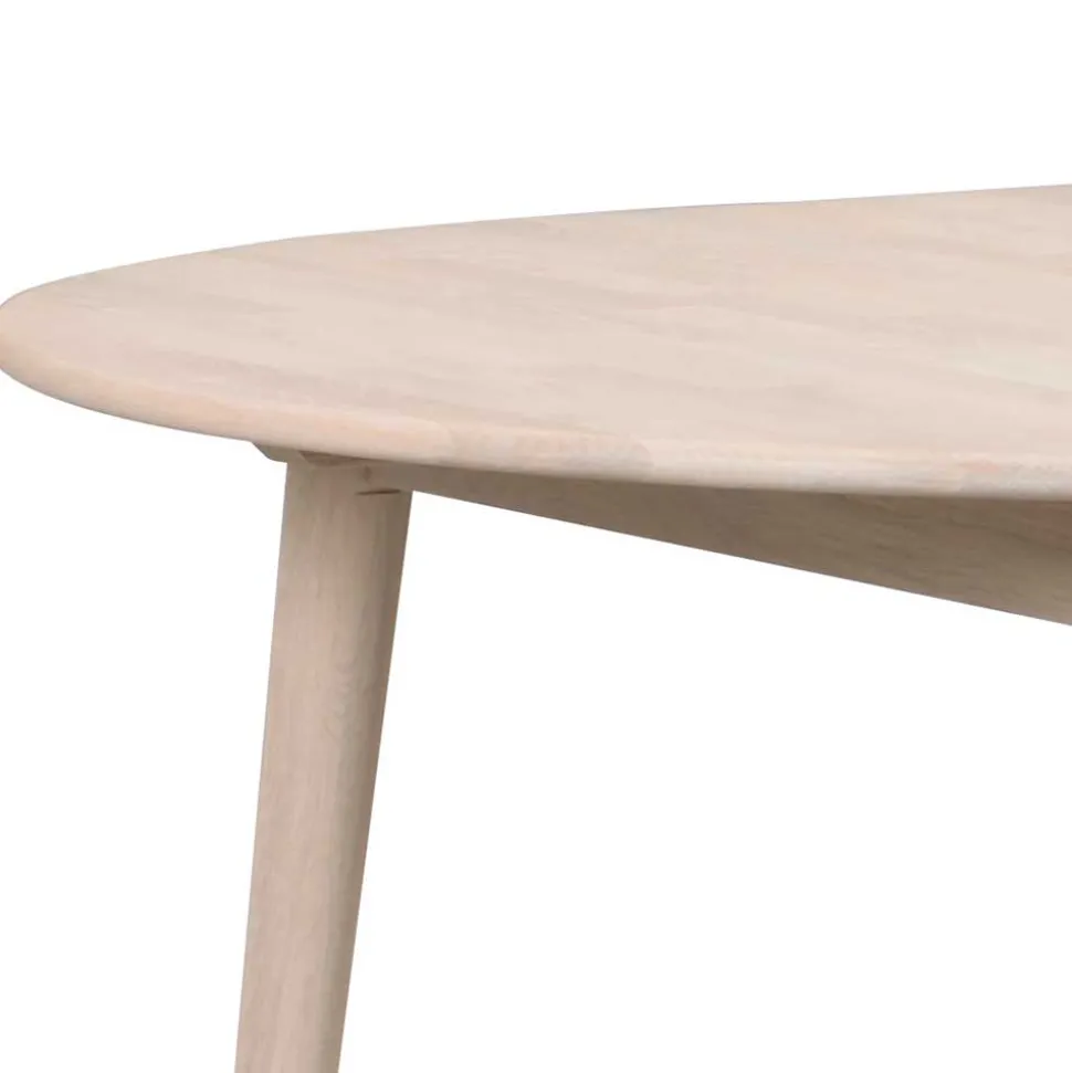 Ovaler Esstisch verlängerbar im Skandi Design - Fleppos