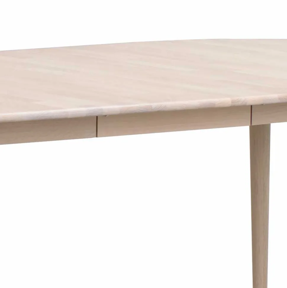 Ovaler Esstisch verlängerbar im Skandi Design - Fleppos