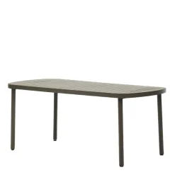 Ovaler Gartentisch aus Aluminium - Ocna