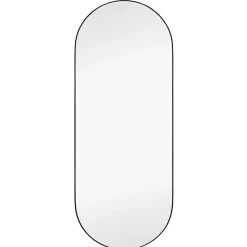 Ovaler Hängespiegel in Schwarz - Rema