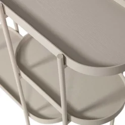 Ovaler Konsolentisch mit drei Ablagen - Piepona