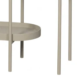 Ovaler Konsolentisch mit drei Ablagen - Piepona