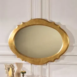 Ovaler Wandspiegel im Italienischen Stil - Carlenna
