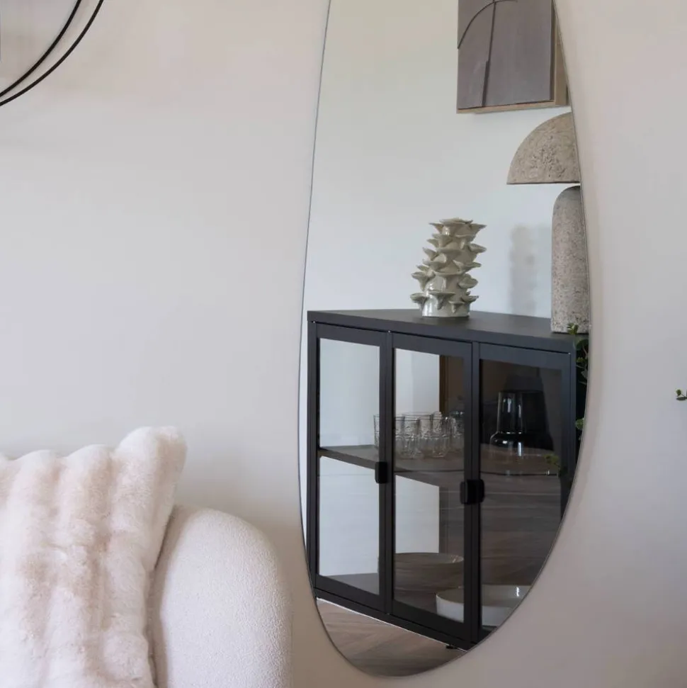 Ovaler Wandspiegel ohne Rahmen - Lantikia