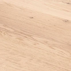 Ovaler Wildeiche-Tisch mit weißem Spidergestell - French