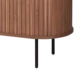 Ovales Sideboard mit Schiebetüren - Arura