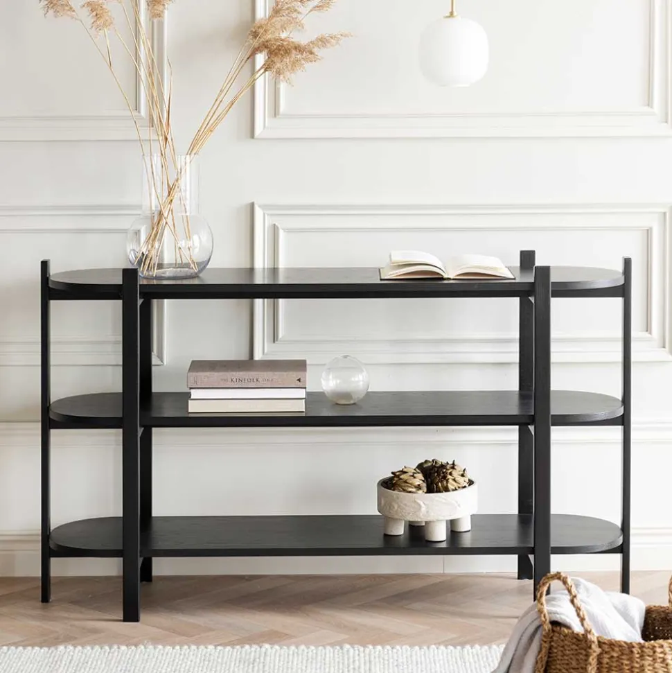 Ovales Standregal im Skandi Design - Pamban