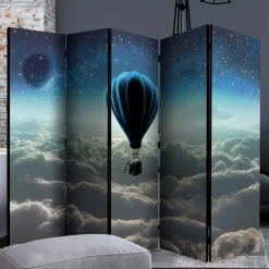 Paravent Ballon über den Wolken bei Nacht - Abapo