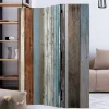 Paravent im Shabby Holzwand Look - Deta