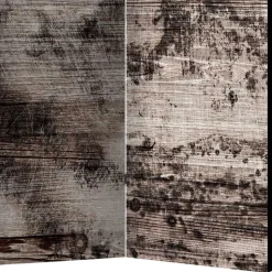 Paravent in Dunkelgrau Hellgrau - Batar