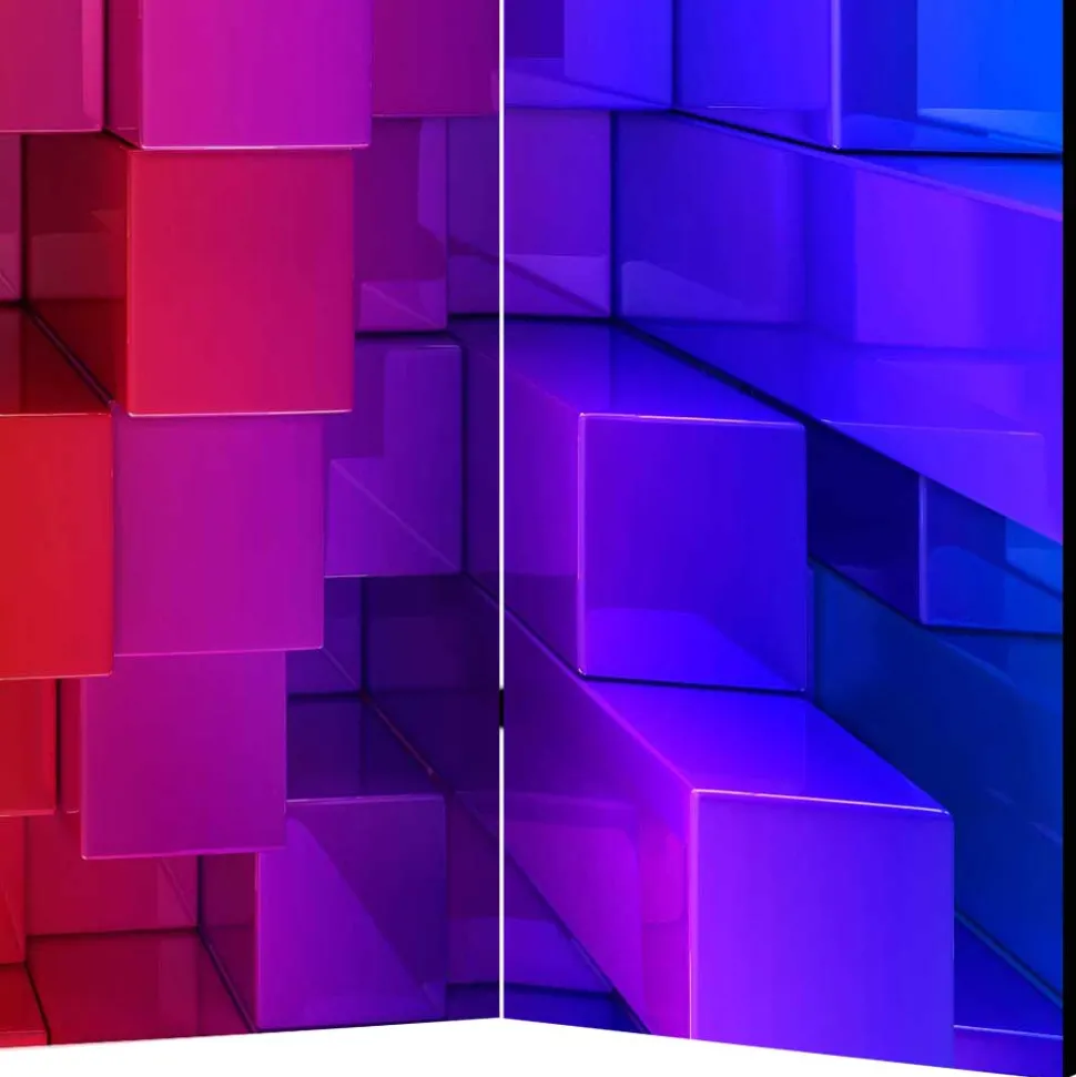 Paravent in knalligen Farben - Presto