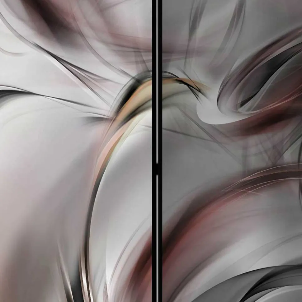 Paravent mit abstraktem Druckmotiv - Lajuna