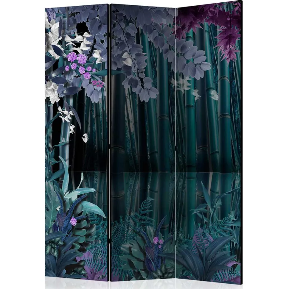 Paravent mit Bambus & Pflanzen Motiv - Kariono