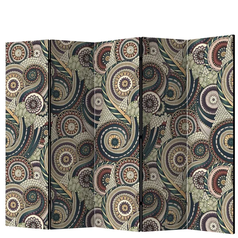 Paravent mit Ethno Muster bedruckt - Levirenas