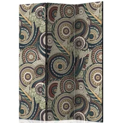 Paravent mit Ethno Muster bedruckt - Levirenas