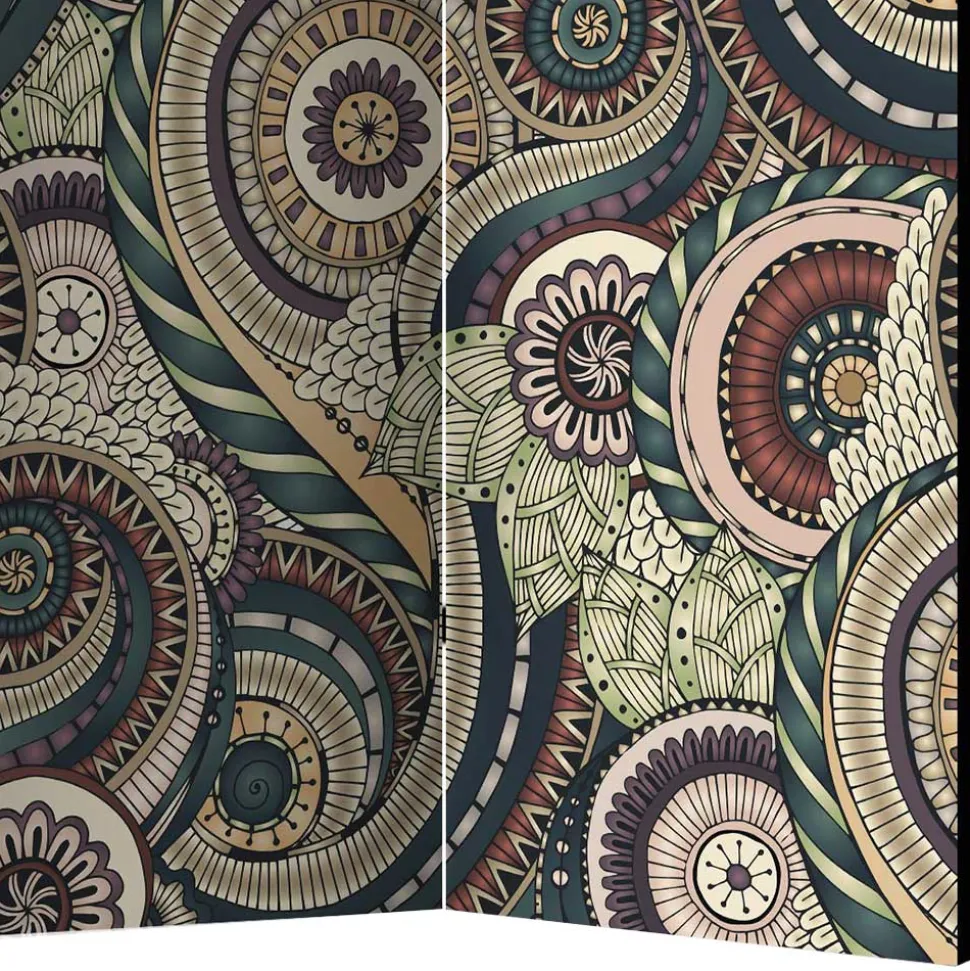 Paravent mit Ethno Muster bedruckt - Levirenas