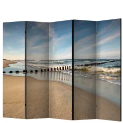 Paravent mit Strand & Meer Foto - Haboron