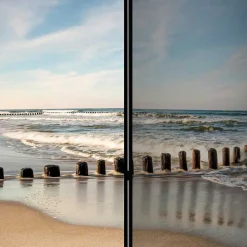 Paravent mit Strand & Meer Foto - Haboron