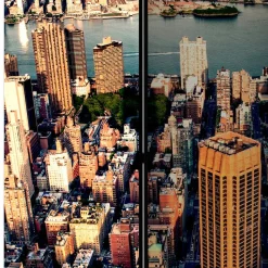 Paravent New York aus der Vogelperspektive - Alicudi