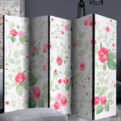 Paravent Raumtrenner mit Rosen Motiv - Georgy