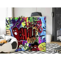 Paravent Sichtschutz für Jugendzimmer - Zeremonia