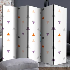Paravent Trennwand mit Muster Dreiecke - Flarinca