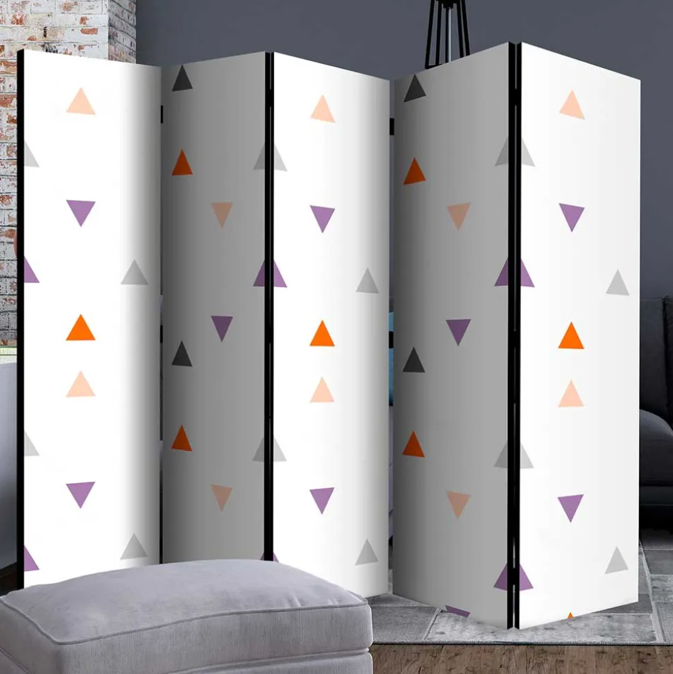 Paravent Trennwand mit Muster Dreiecke - Flarinca