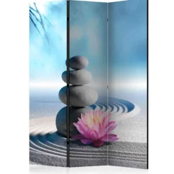 Paravent Trennwand mit Zen Foto Motiv - Rhodos